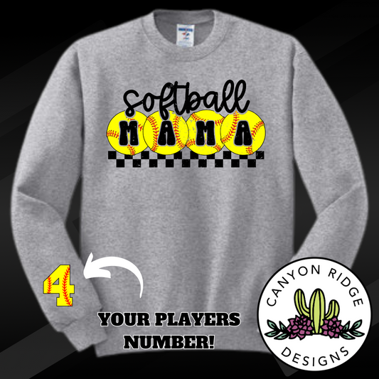 Softball Mama Sweatshirt