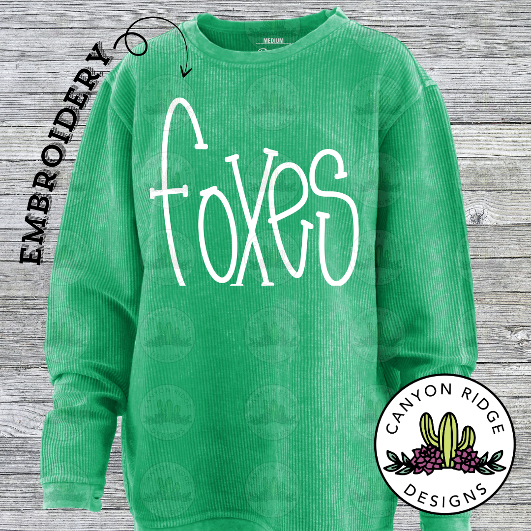 Embroidered Sweatshirt