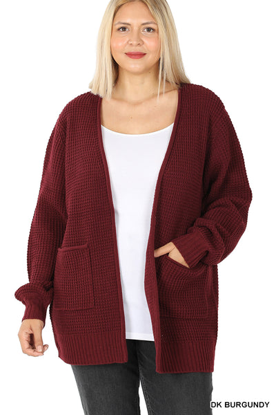 Waffle Cardigan