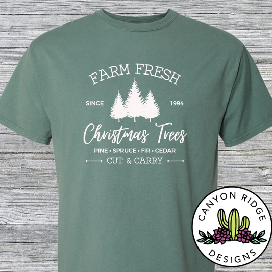 Farm Fresh Christmas Tree Tee