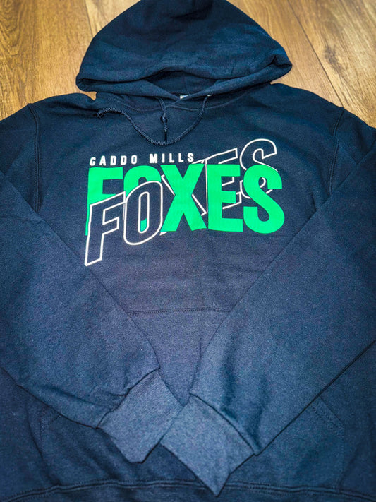 Foxes Slant Hoodie