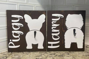 Personalized Leash Holder