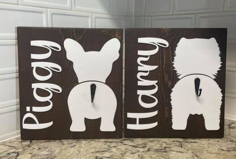 Personalized Leash Holder