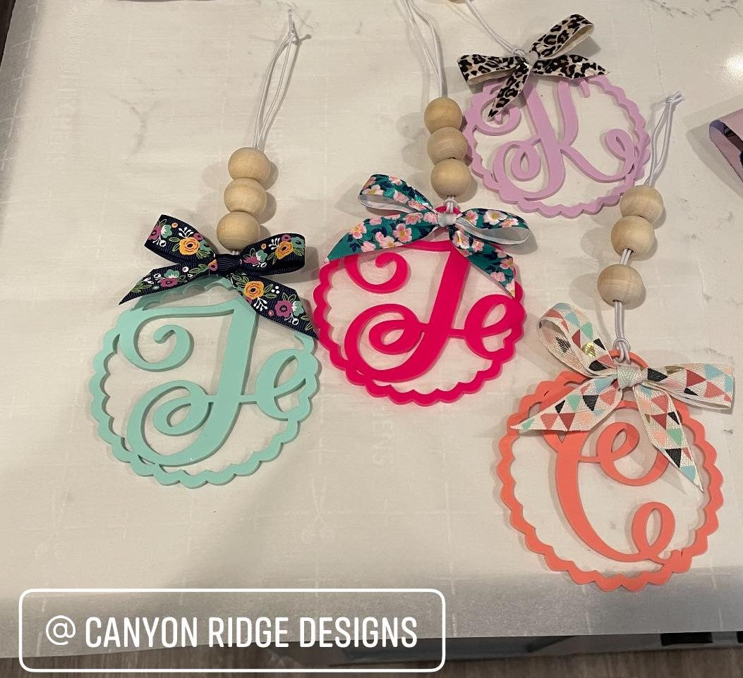 Acrylic Car Charm