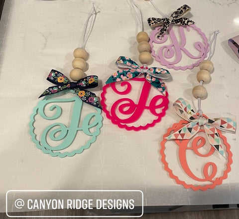 Acrylic Car Charm