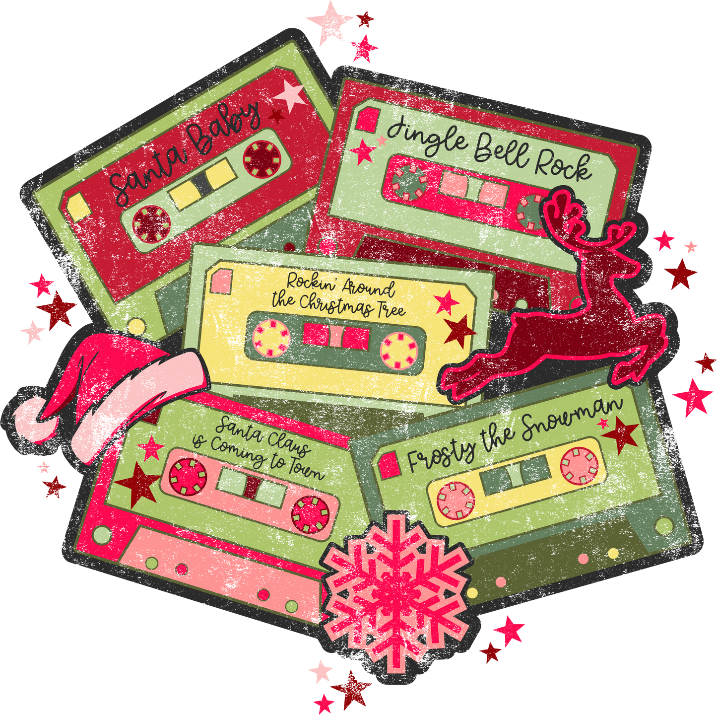 Christmas Cassettes Tee