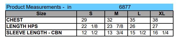 YOUTH SIZE CHART